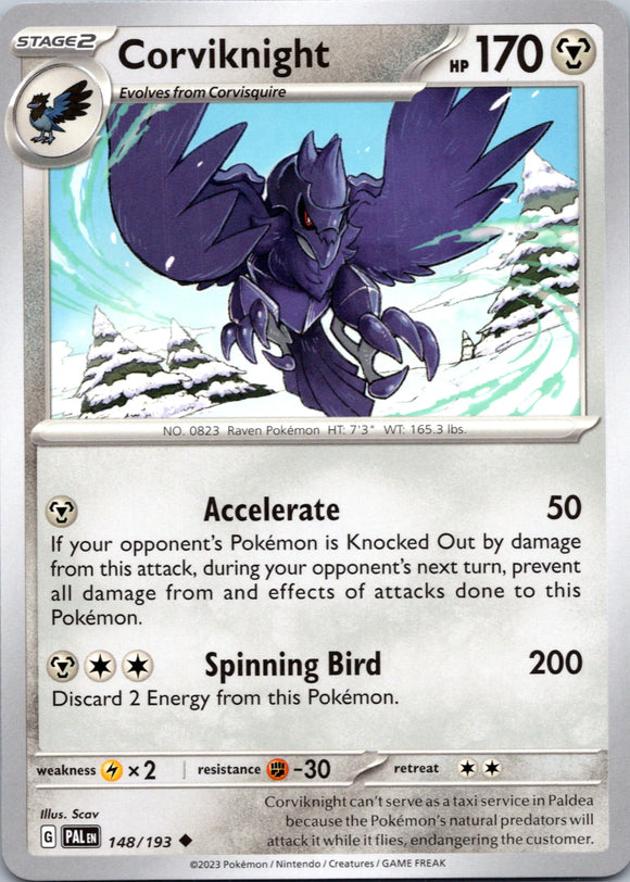 Corviknight [148/193] [Paldea Evolved]