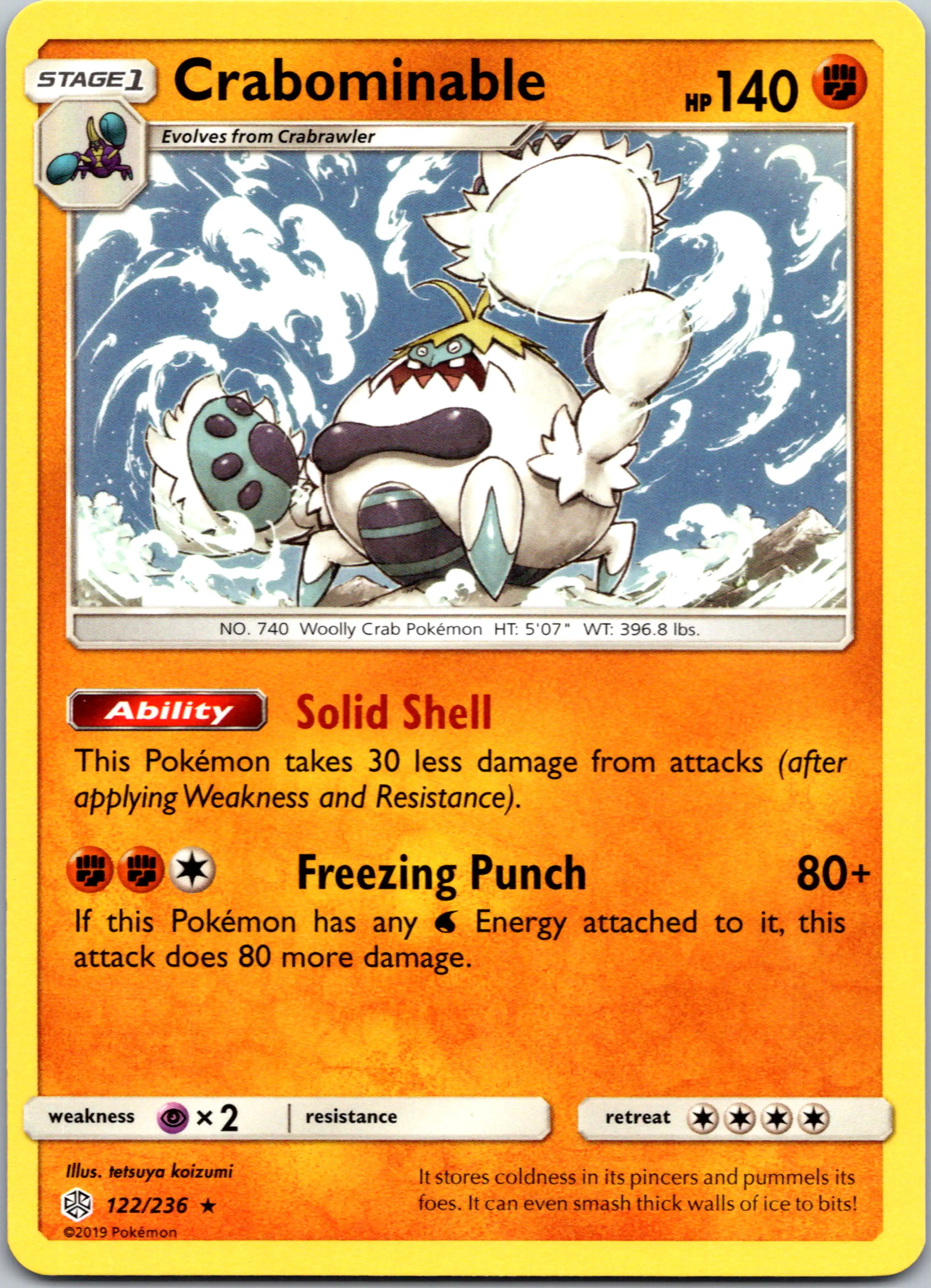 Crabominable [122/236] [Cosmic Eclipse]