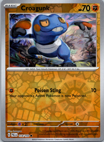 Croagunk [114/193] [Paldea Evolved] Reverse Holofoil
