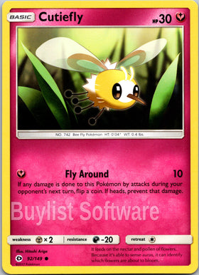 Cutiefly [92/149] [Sun & Moon Base Set]