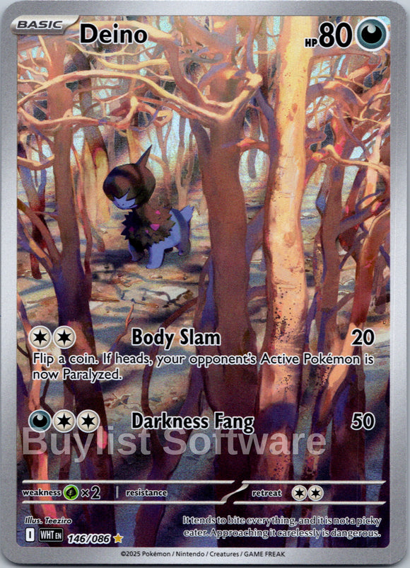 Deino [146/086] [White Flare] Holofoil