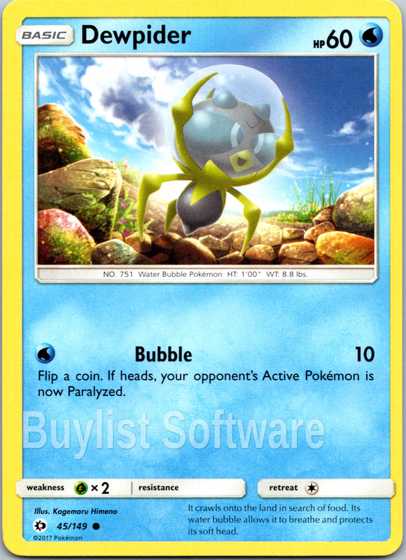 Dewpider [45/149] [Sun & Moon Base Set]