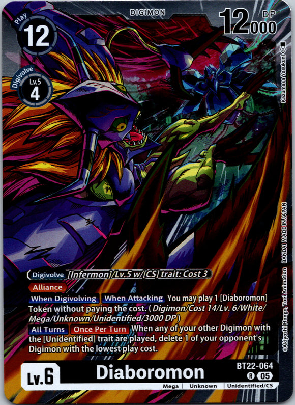 Diaboromon [BT22-064 R] [Cyber Eden] Foil
