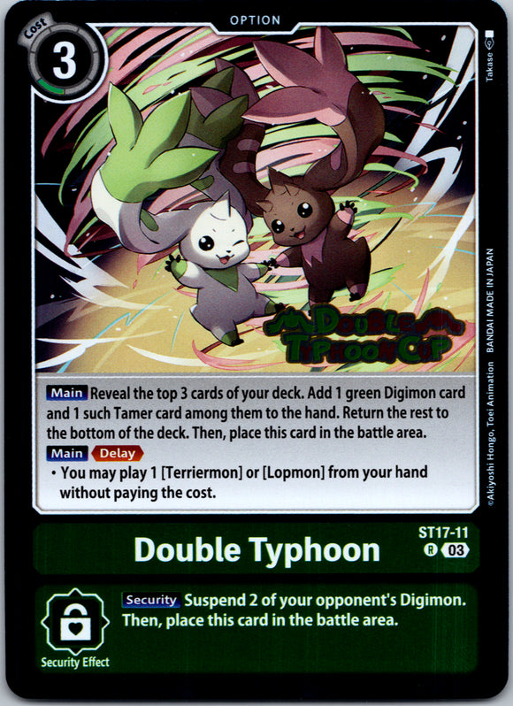 Double Typhoon [ST17-11-R] [Starter Deck 17: Double Typhoon Advanced Deck Set Pre-Release Cards] Foil
