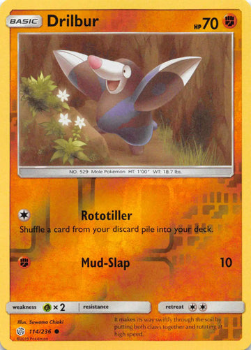 Drilbur [114/236] [Cosmic Eclipse] Reverse Holofoil