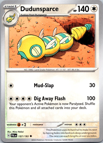 Dudunsparce [157/193] [Paldea Evolved]