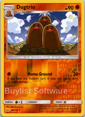 Dugtrio [86/214] [Unbroken Bonds] Reverse Holofoil