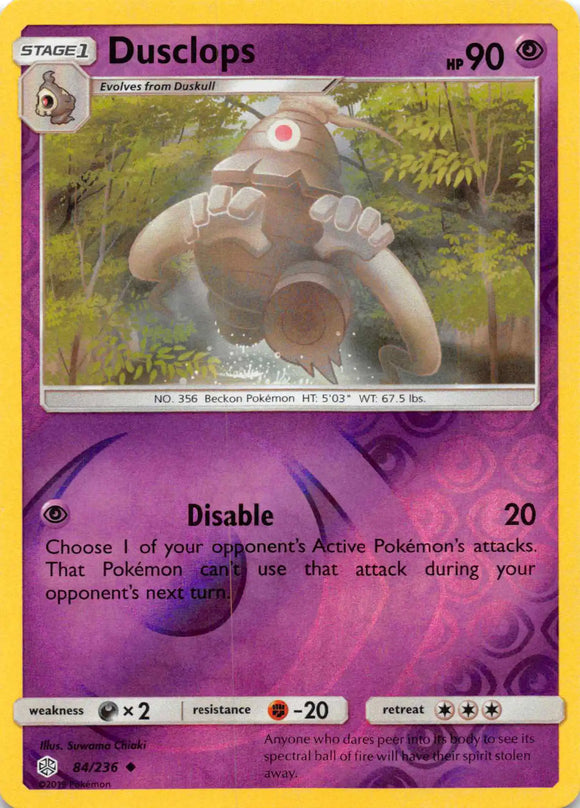 Dusclops [84/236] [Cosmic Eclipse] Reverse Holofoil