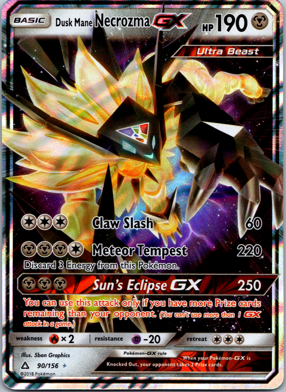 Dusk Mane Necrozma GX [90/156] [Ultra Prism] Holofoil