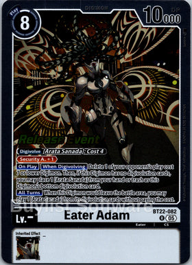 Eater Adam [BT22-082 R] [Cyber Eden Release Event Cards] Foil