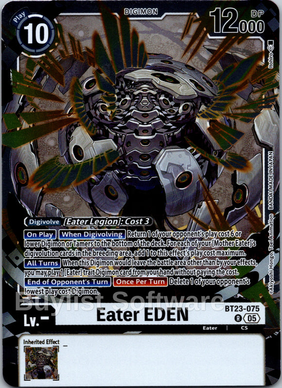 Eater EDEN [BT23-075 R] [Hackers' Slumber] Foil