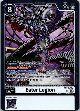 Eater Legion [BT23-074 U] [Hackers' Slumber Release Event Cards]