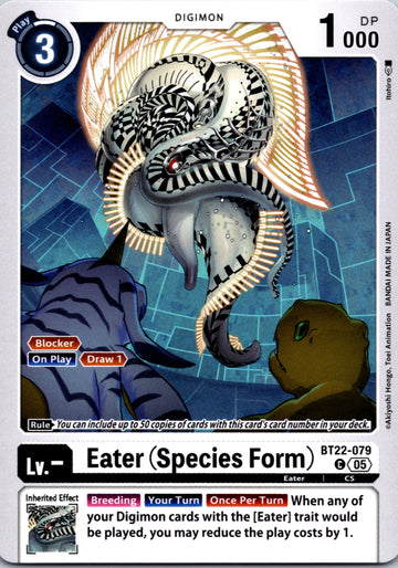 Eater (Species Form) [BT22-079 C] [Cyber Eden]