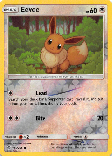 Eevee - 166/236 [166/236] [Cosmic Eclipse] Reverse Holofoil