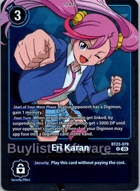 Eri Karan [BT23-079 R] [Hackers' Slumber] Foil
