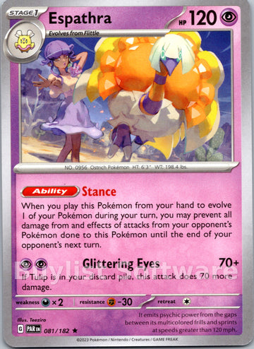 Espathra (081/182) - [Scarlet & Violet: Paradox Rift] Holofoil