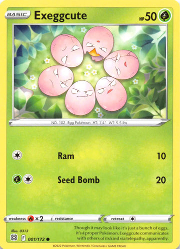 Exeggcute [001/172] [Brilliant Stars] Reverse Holofoil
