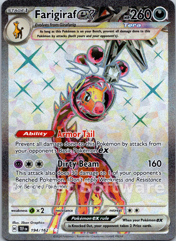 Farigiraf ex [194/162] - (Temporal Forces) Holofoil