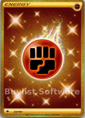 Fighting Energy (233/198) [Sword & Shield: Chilling Reign]