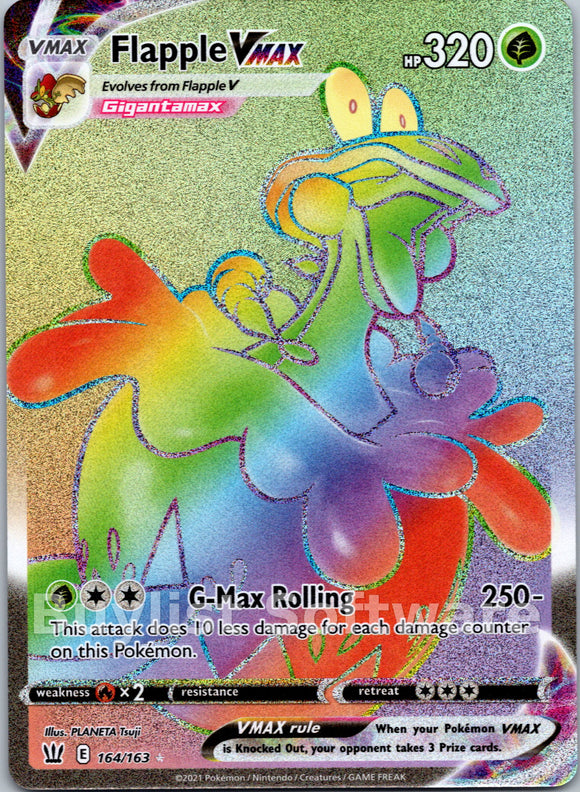 Flapple VMAX (Secret) [164/163] [SWSH05: Battle Styles]