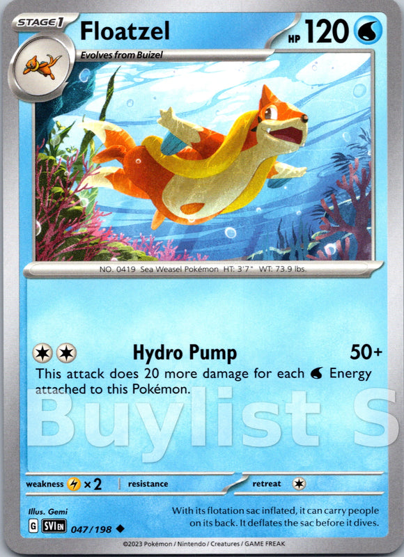 Floatzel [47] - (SV01 Scarlet & Violet Base Set)