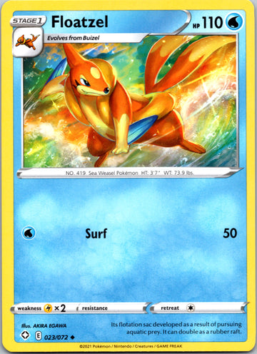 Floatzel [023/072] [Shining Fates]