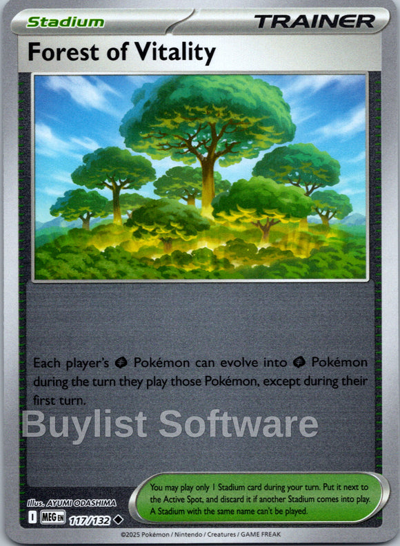 Forest of Vitality [117/132] [Mega Evolution] Reverse Holofoil