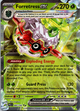 Forretress ex - 005/193 [005/193] [Paldea Evolved] Holofoil