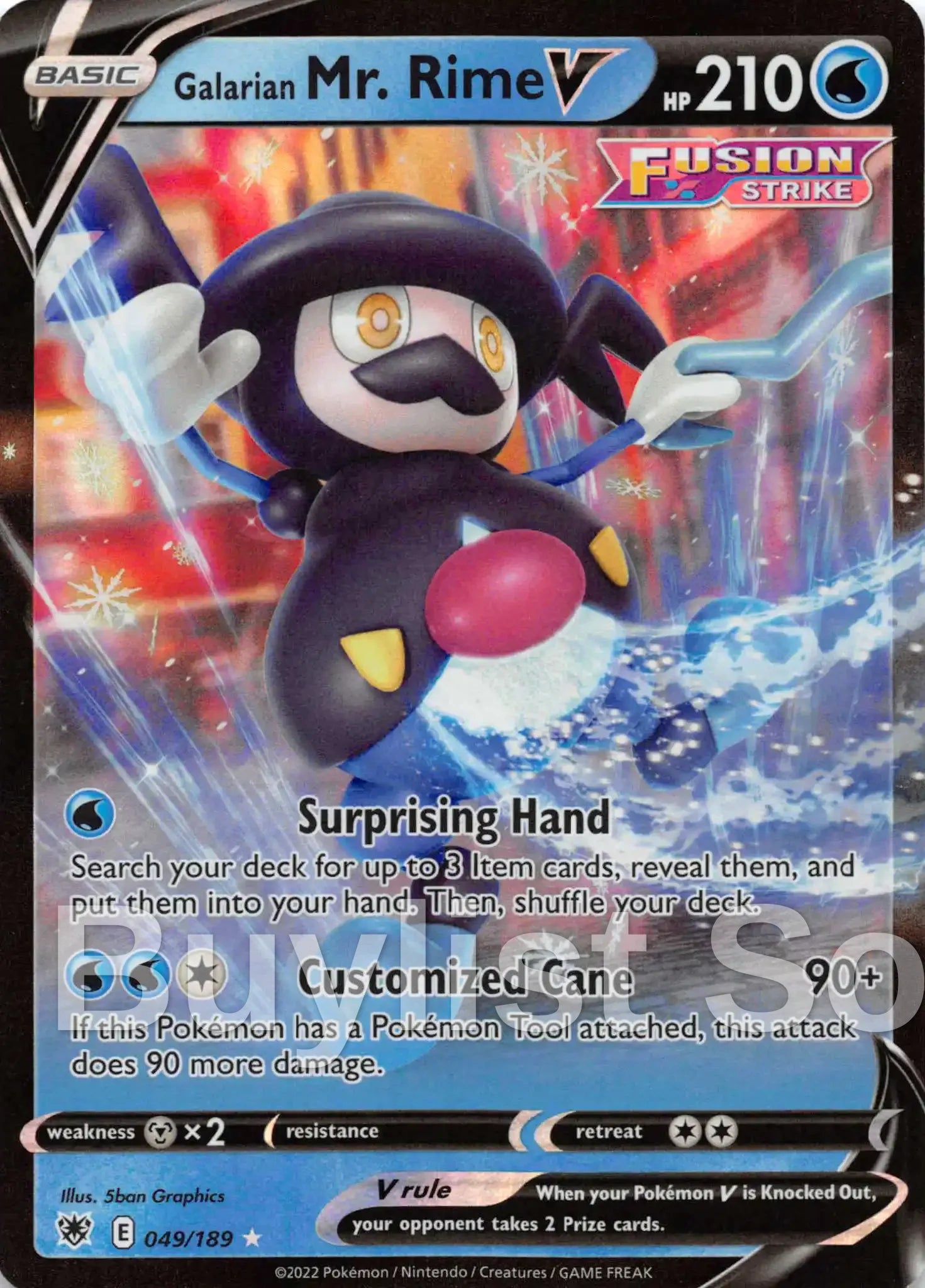 Galarian Mr. Rime V [049/189] [Astral Radiance] Holofoil