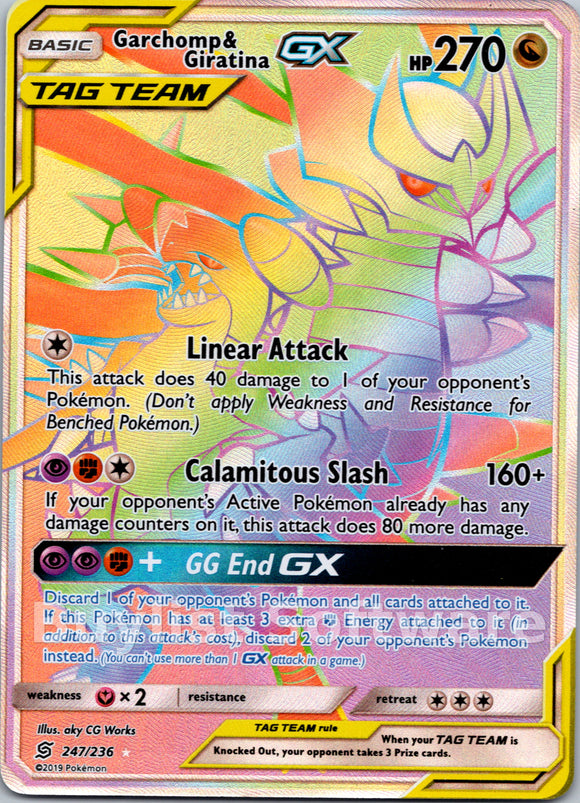 Garchomp & Giratina GX [247/236] [Unified Minds] Holofoil