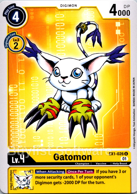 Gatomon [EX1-026] [Classic Collection] Normal