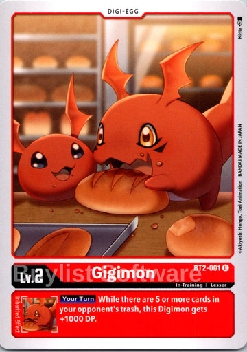 Gigimon [BT2-001] [Release Special Booster] Normal