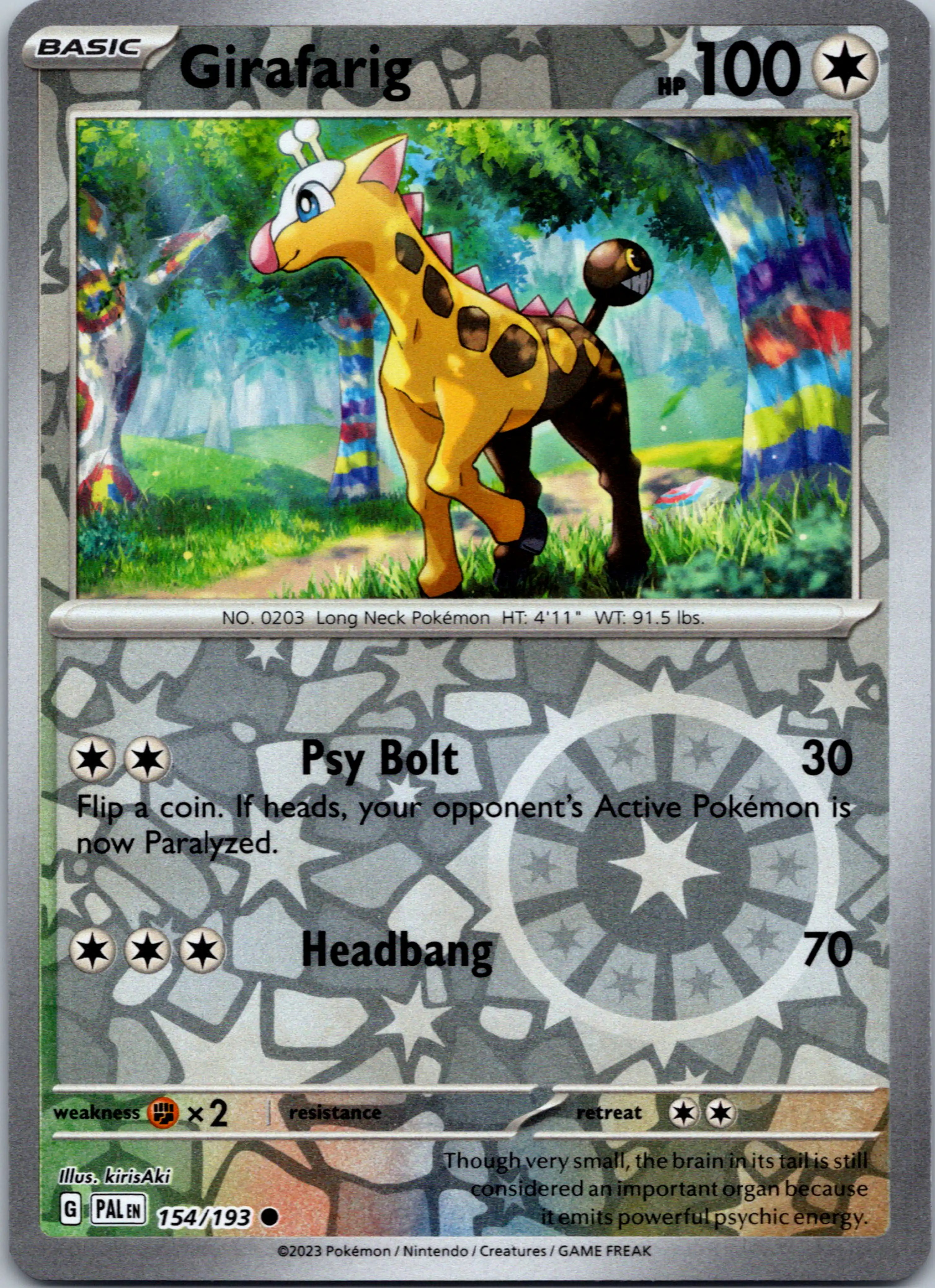 Girafarig [154/193] [Paldea Evolved] Reverse Holofoil