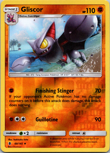 Gliscor [68/145] [Guardians Rising] Reverse Holofoil