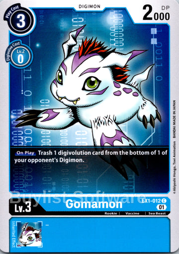 Gomamon [EX1-012] [Classic Collection] Normal