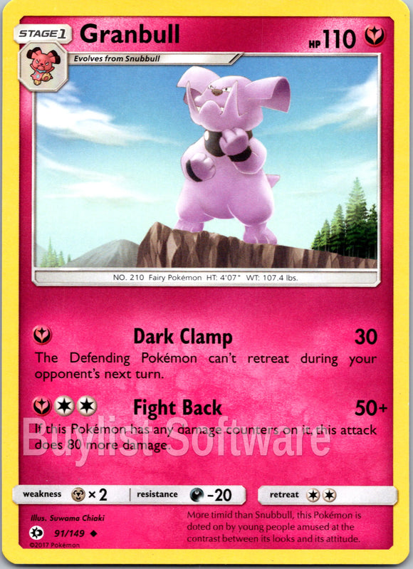 Granbull [91/149] [Sun & Moon Base Set]