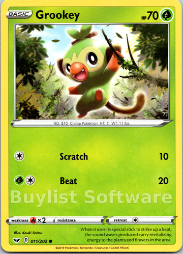 Grookey [011/202] [Sword & Shield Base Set]