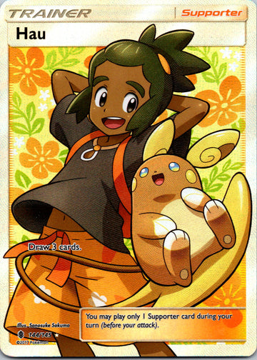 Hau (Full Art) [144/145] [Guardians Rising] Holofoil