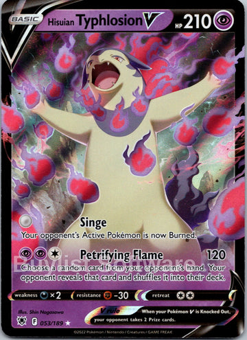 Hisuian Typhlosion V [053/189] [Astral Radiance] Holofoil