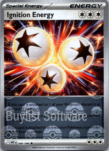 Ignition Energy (Poke Ball Pattern) [086/086] [White Flare] Holofoil