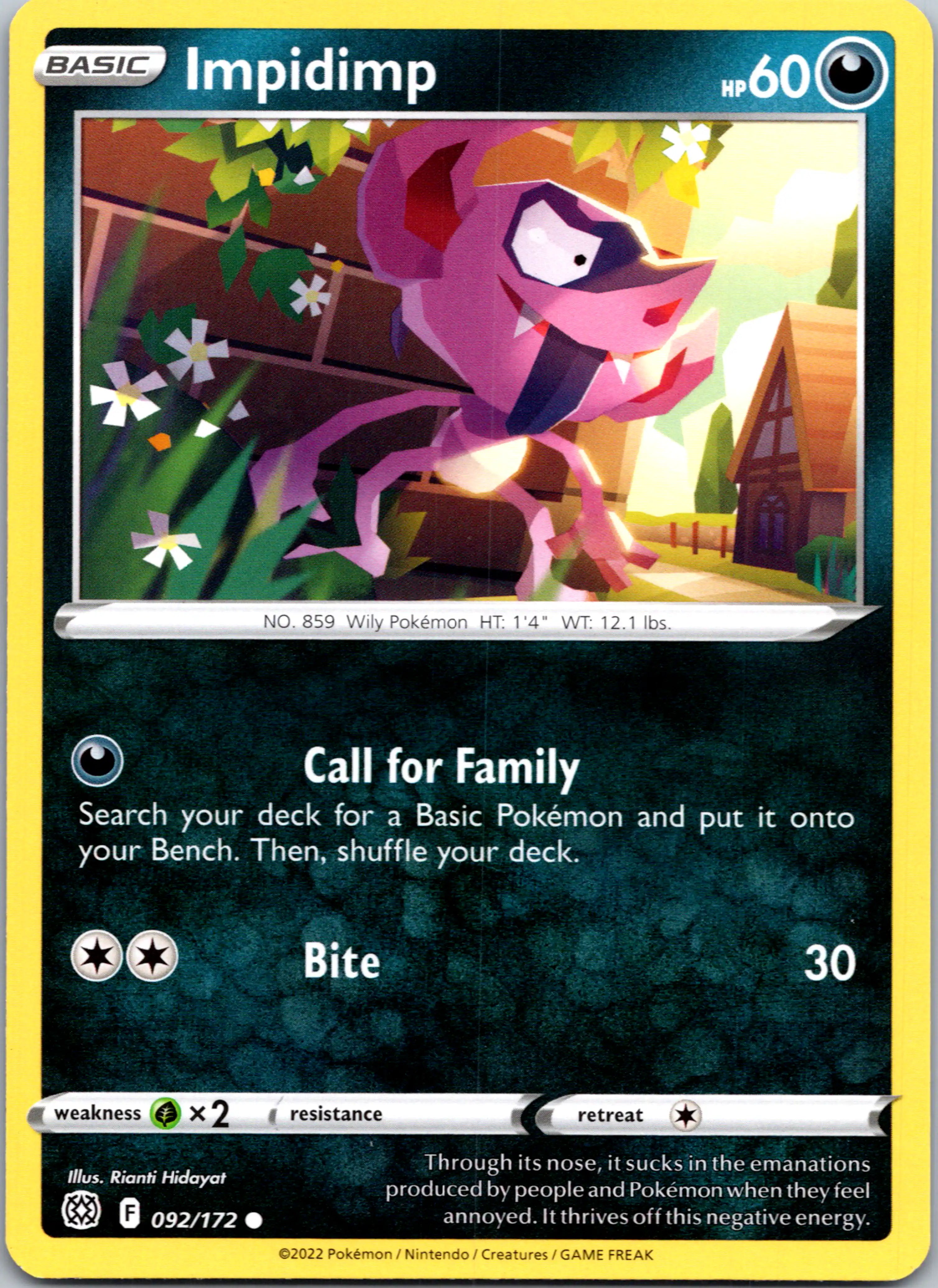 Impidimp [092/172] [Brilliant Stars] Reverse Holofoil