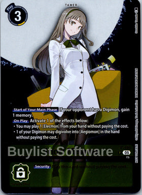 Inori Misono (Digimon Story: Time Stranger Promo Pack) [P-195] [Digimon Promotion Cards] Foil