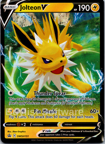 Jolteon V [SWSH151] [Sword & Shield Promo Cards] Holofoil
