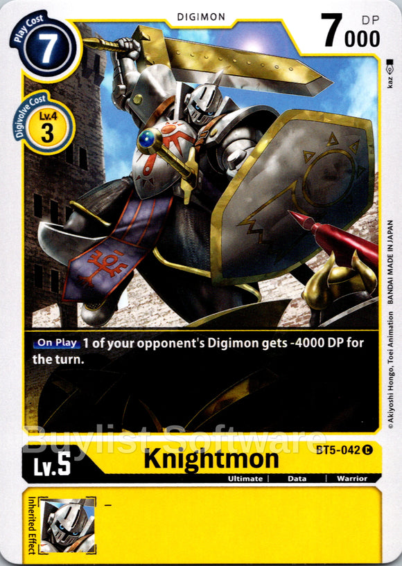 Knightmon [BT5-042] [Battle of Omni] Normal