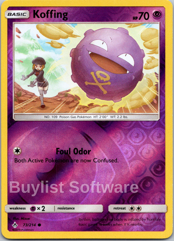 Koffing [73/214] [Unbroken Bonds] Reverse Holofoil