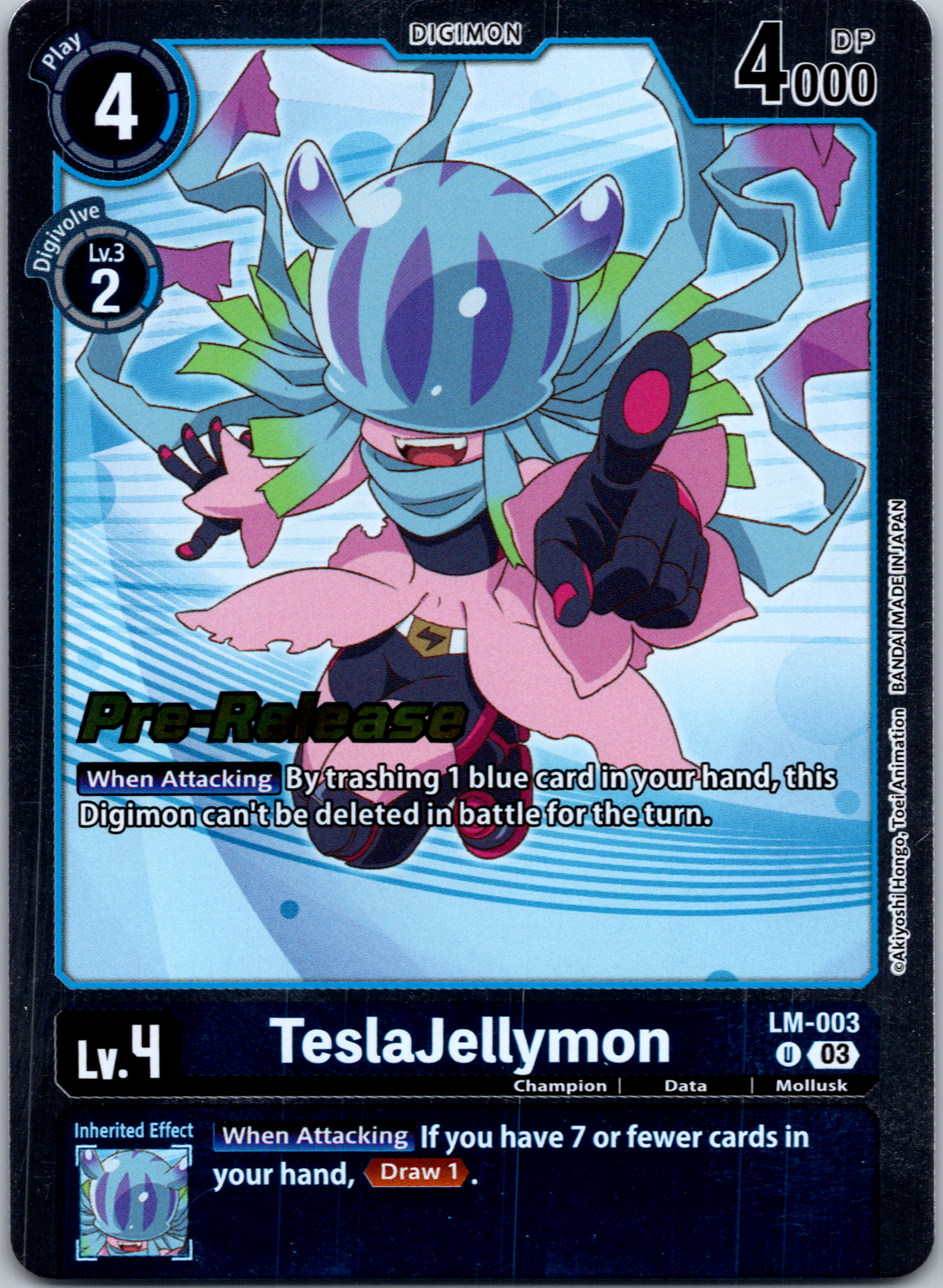 TeslaJellymon (English Exclusive) [LM-003] [Exceed Apocalypse Pre-Release Cards] Foil