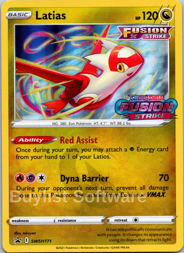 Latias (Stamped) [SWSH171] [Sword & Shield Promo Cards] Holofoil