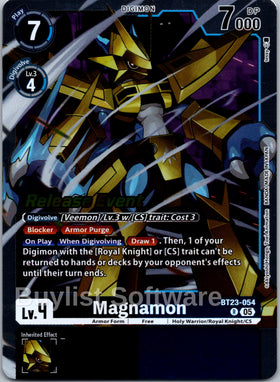 Magnamon [BT23-054 R] [Hackers' Slumber Release Event Cards] Foil
