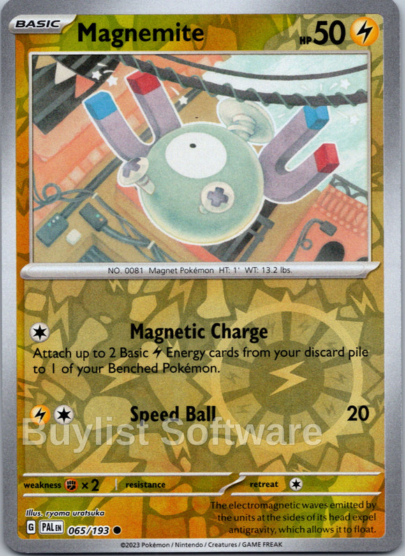 Magnemite [065/193] [Paldea Evolved] Reverse Holofoil