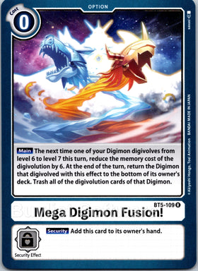 Mega Digimon Fusion! [BT5-109] [Battle of Omni] Normal